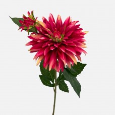 Artificial Dahlia - Cherry (Per Stem)
