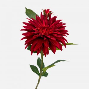 Artificial Dahlia - Red (Per Stem)
