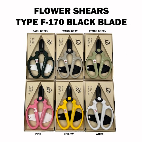 Sakagen Flower Shears Type F-170 (Black Blade)